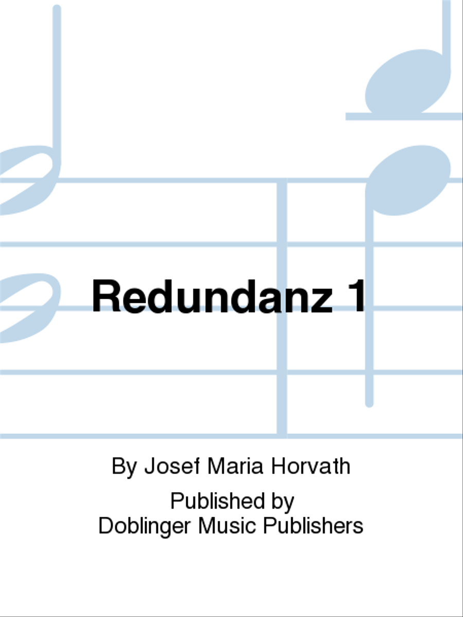 Redundanz 1 Study Score scores gallery preview page 1