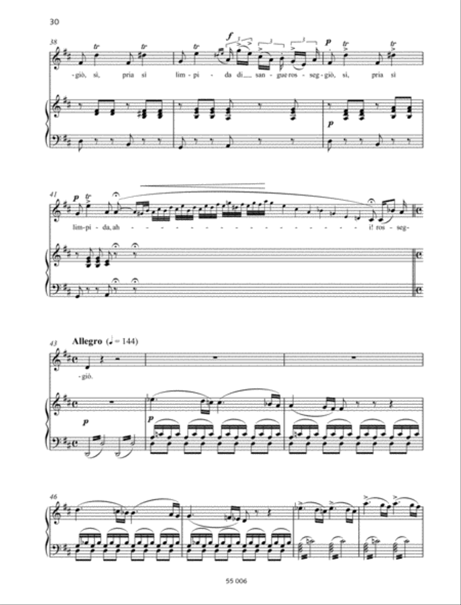 Regnava nel silenzio Regnava nel silenzio Soprano Voice scores gallery preview page 4