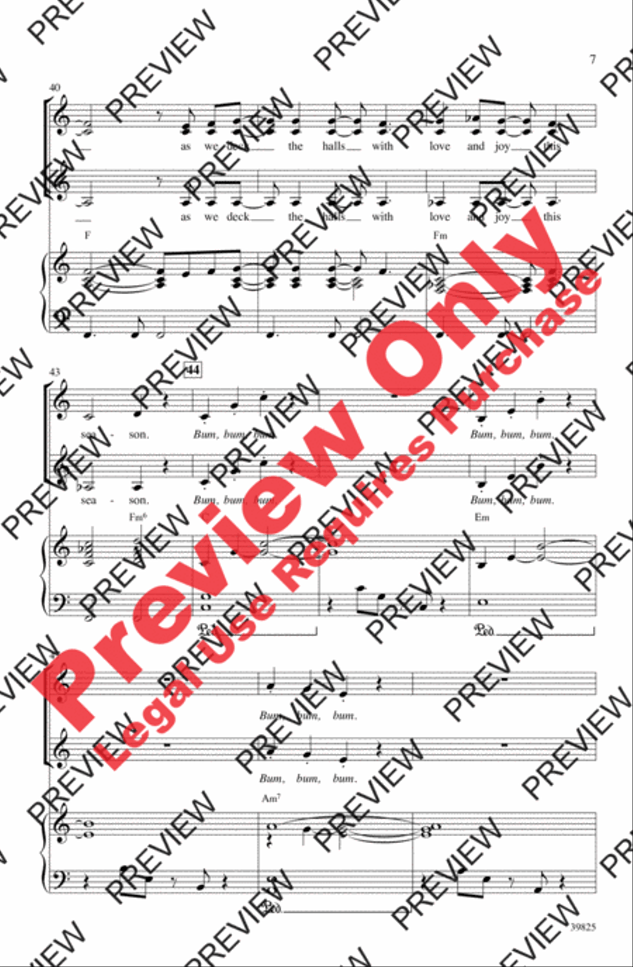 Falala Falala Women's Choir scores gallery preview page 7