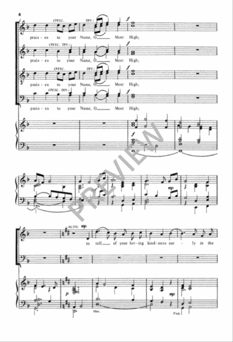 It Is a Good Thing to Give Thanks Divisi scores gallery preview page 5