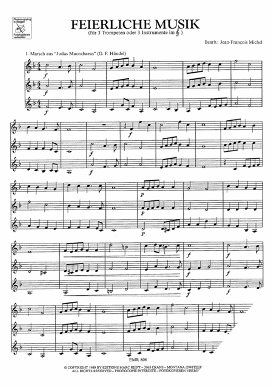 Feierliche Musik Feierliche Musik Horn scores gallery preview page 4