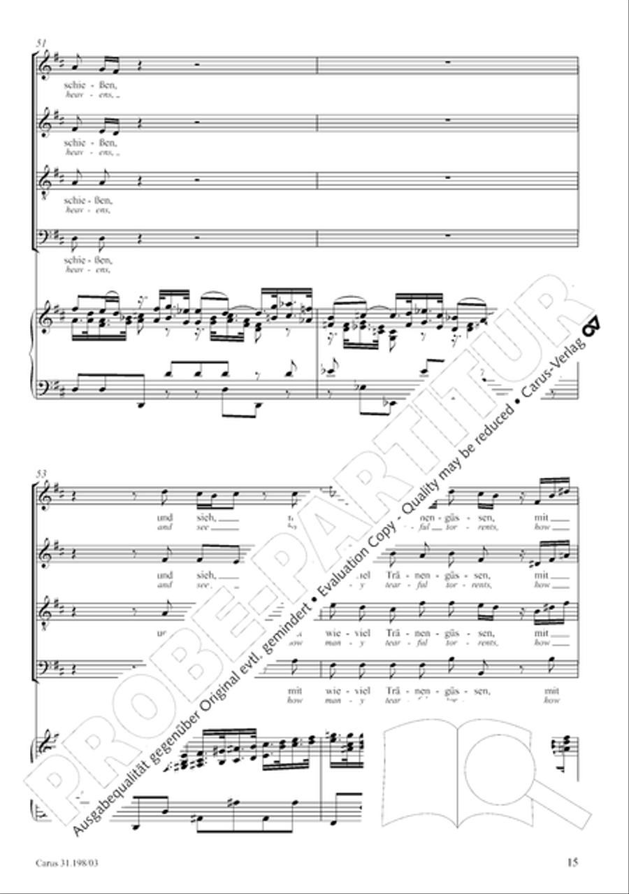 Let, Princess, let but one more ray (Lass, Furstin, lass noch einen Strahl) 4-Part scores gallery preview page 16