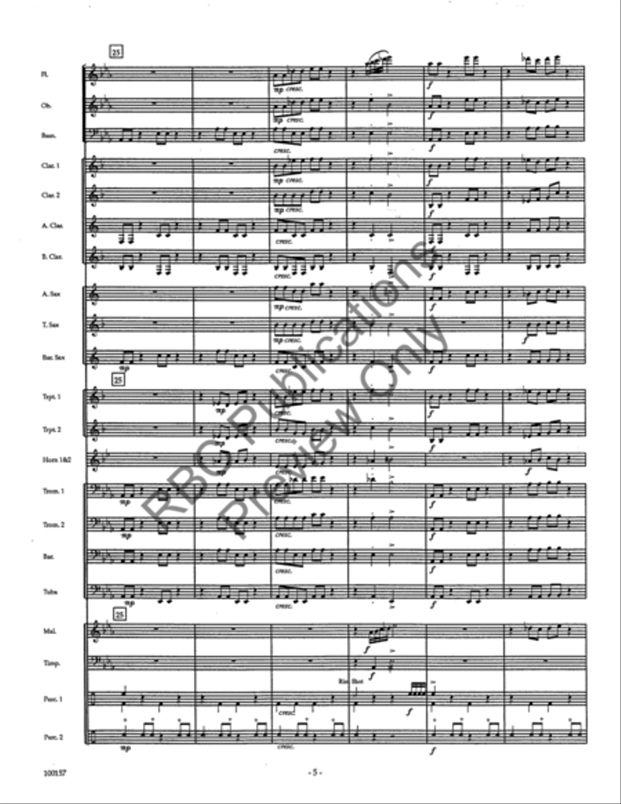 Dakota Morn (Score) Concert Band scores gallery preview page 7
