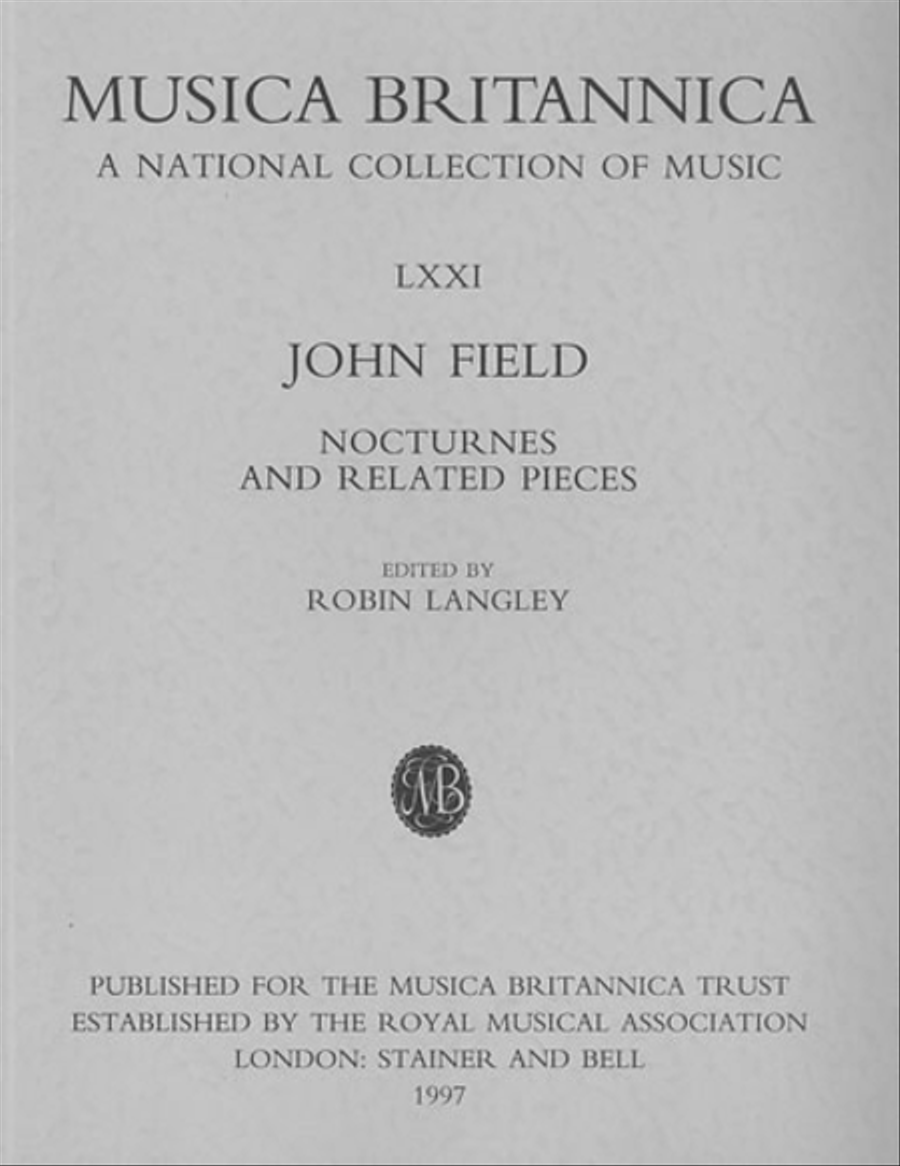Nocturnes and Related Pieces Score scores gallery preview page 1