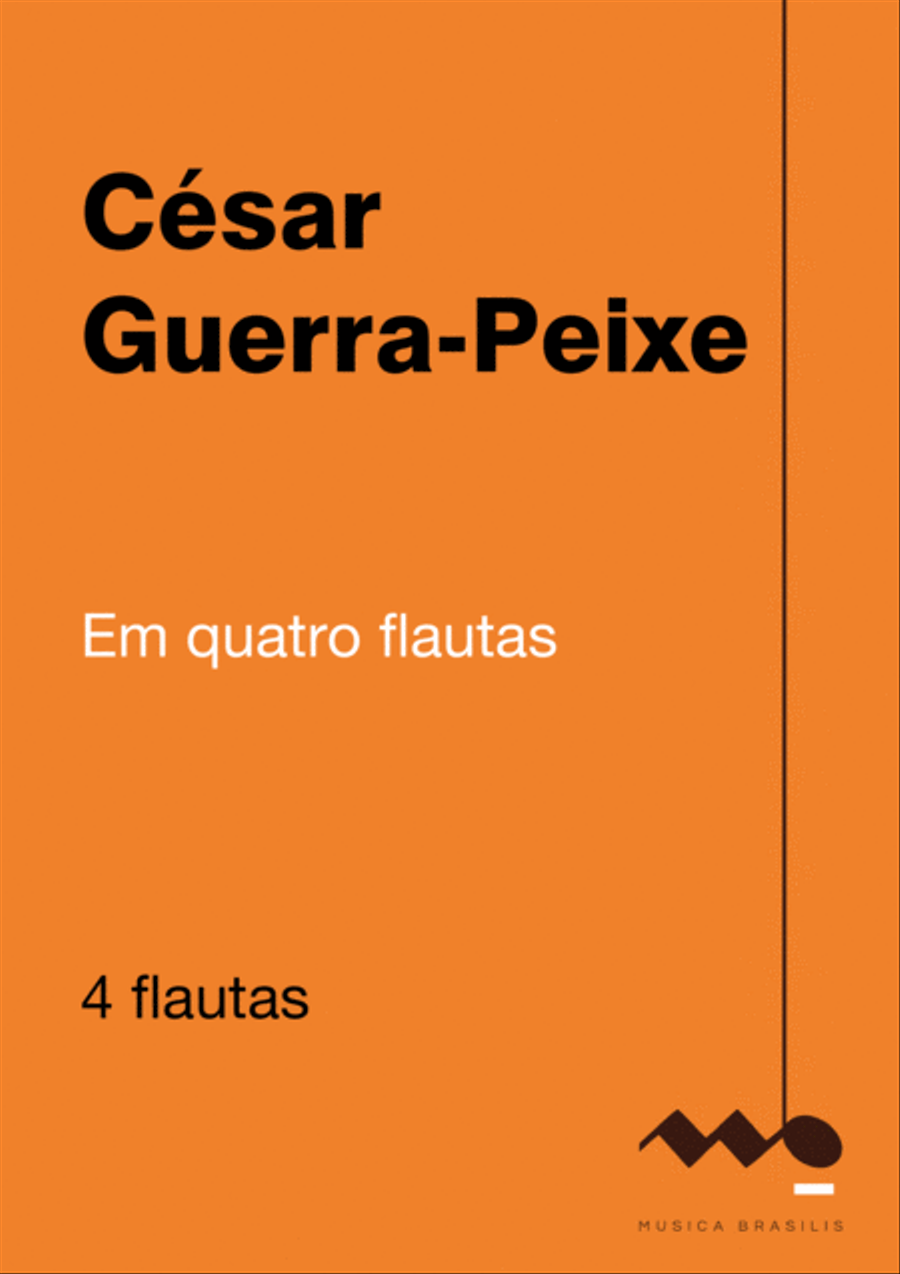 Em quatro flautas Woodwind Quartet scores gallery preview page 1