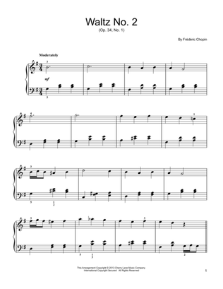 Book cover for Waltz No. 2, Op. 34, No. 1