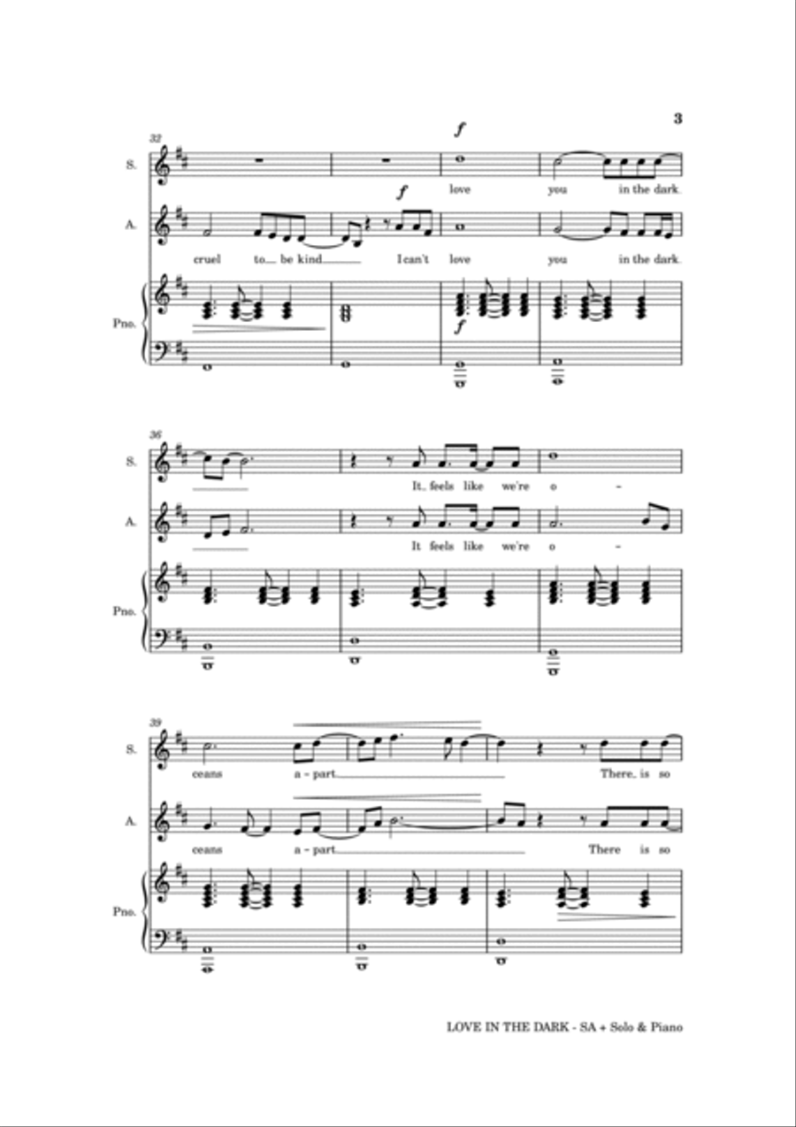 Love In The Dark SA scores gallery preview page 3