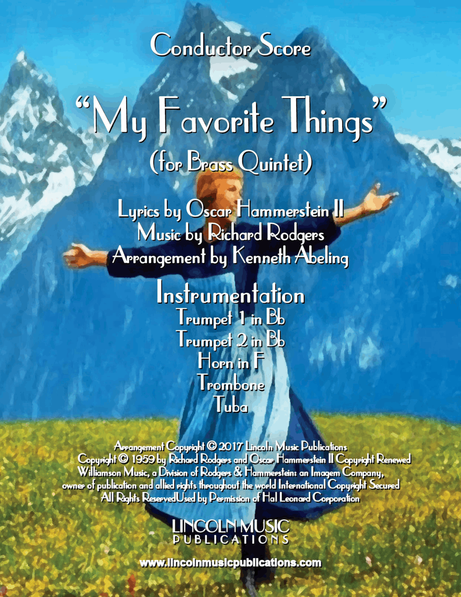 My Favorite Things Horn scores gallery preview page 1