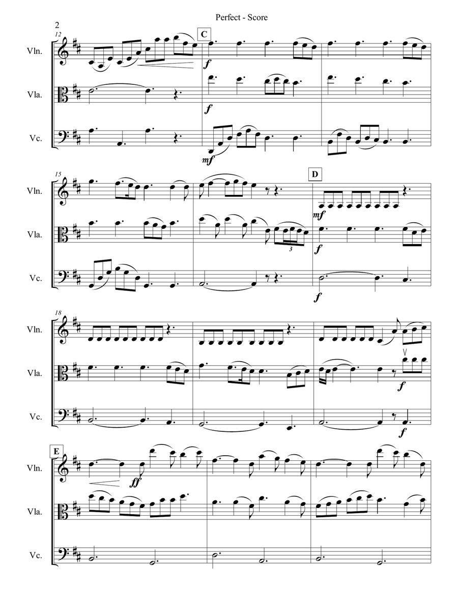 Perfect String Trio scores gallery preview page 2