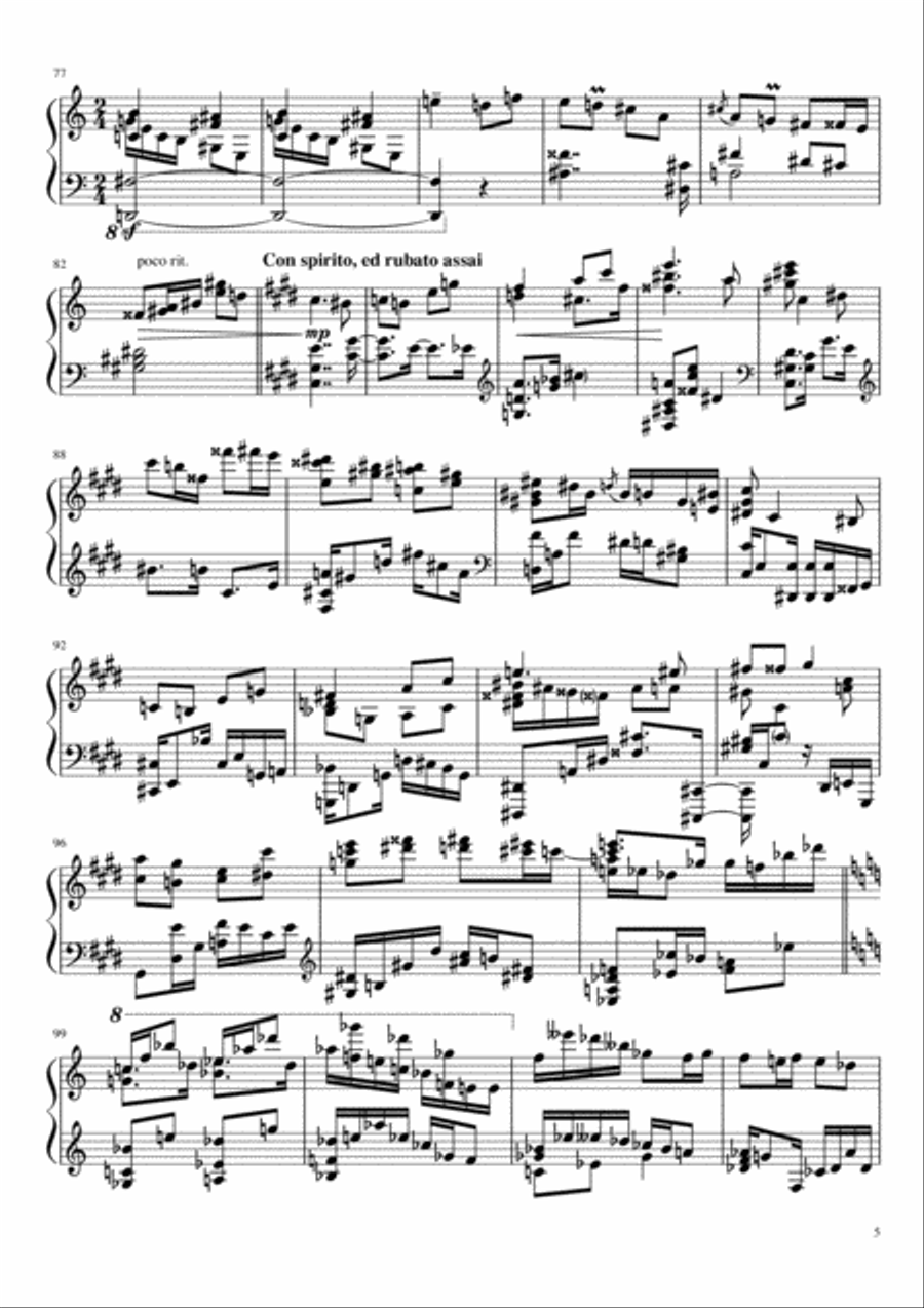 Fantasie №3 Fantasie №3 Piano Solo scores gallery preview page 5