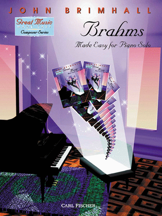 Book cover for Brahms Made Easy for Piano Solo