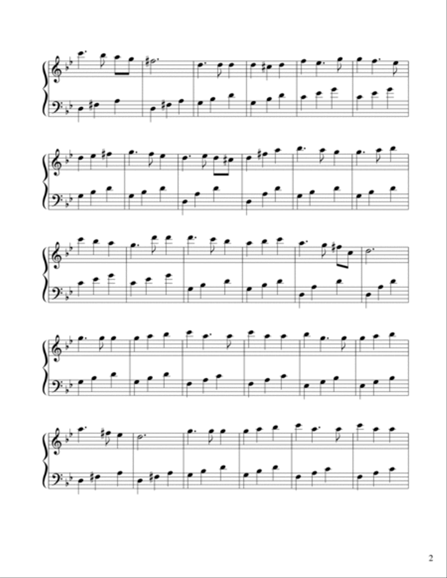 La Llorona (Beautiful Easy Piano Solo) - Mexican Folk Song La Llorona (Beautiful Easy Piano Solo) - Mexican Folk Song Easy Piano scores gallery preview page 2