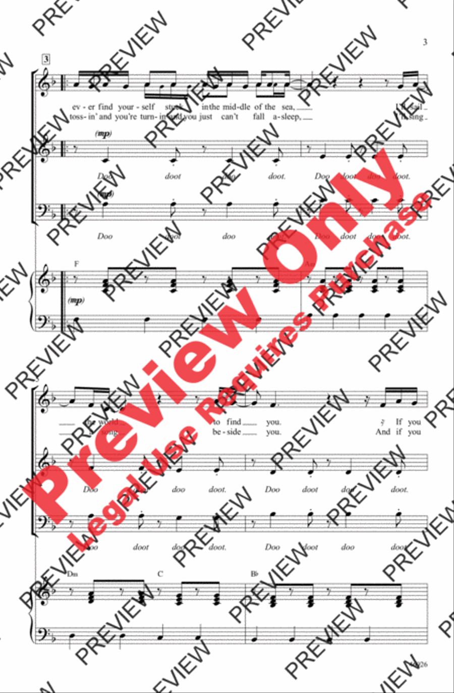 Count on Me 3-Part scores gallery preview page 3