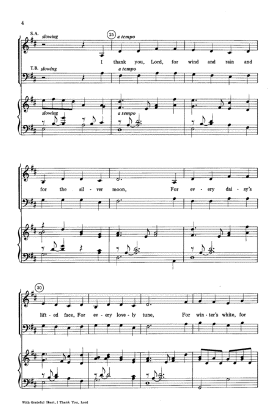 With Grateful Heart, I Thank You, Lord 2-Part scores gallery preview page 4