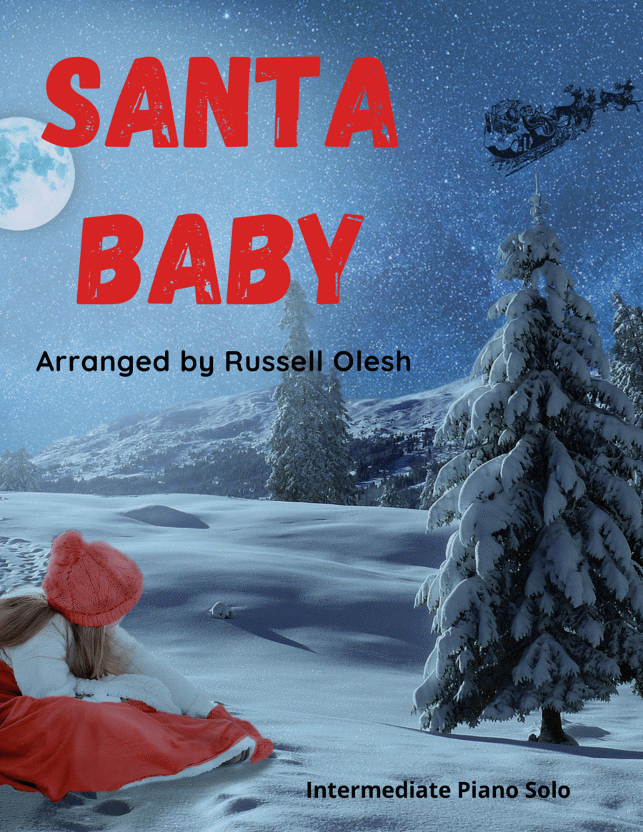 Santa Baby Santa Baby Piano Solo scores gallery preview page 1