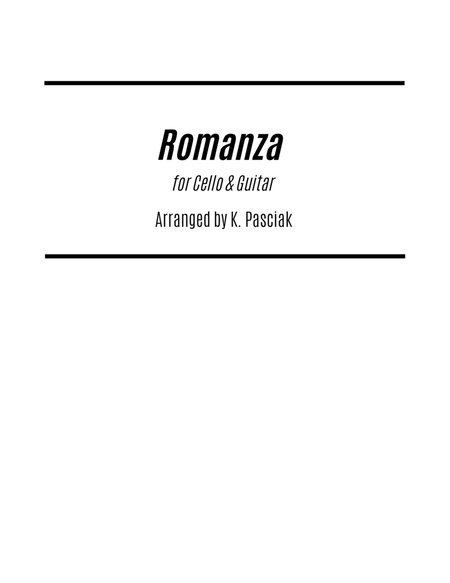 Romanza (for Cello and Guitar) image number null
