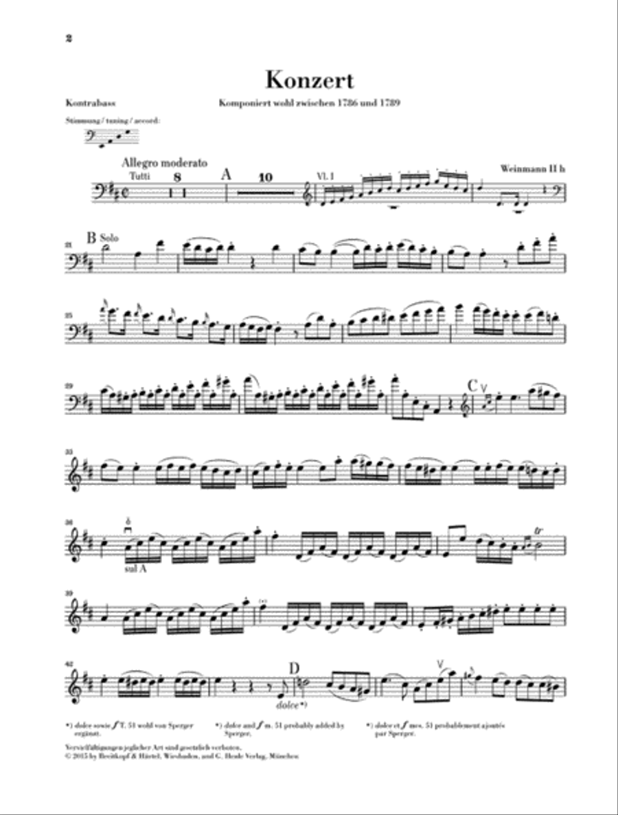 Double Bass Concerto Double Bass scores gallery preview page 4