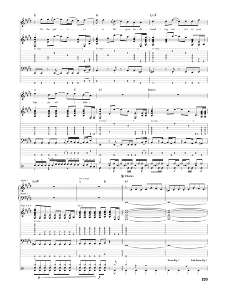 The Spirit Of Radio The Spirit Of Radio Bass Voice scores gallery preview page 5