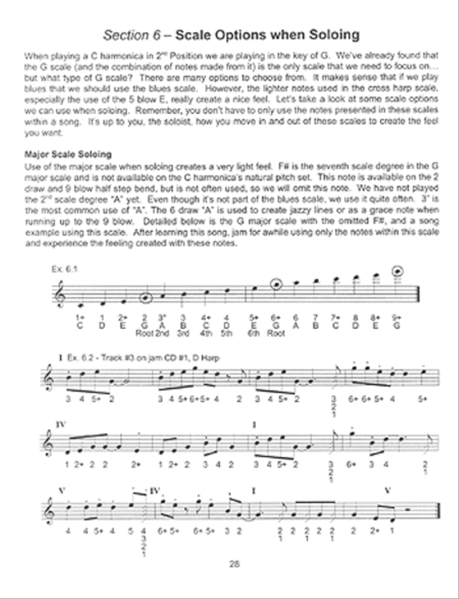 Exploring 2nd Position, Level 2 Harmonica scores gallery preview page 3