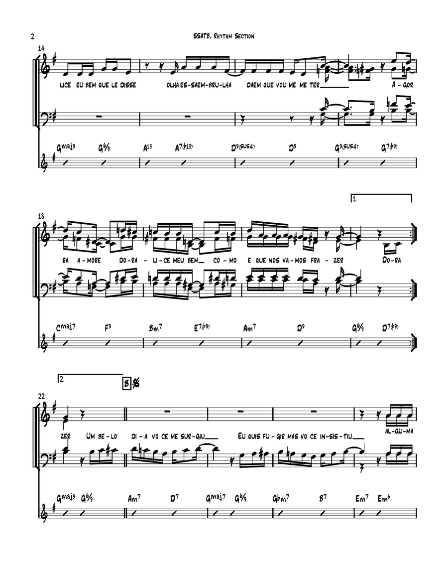 Doralice 4-Part scores gallery preview page 2