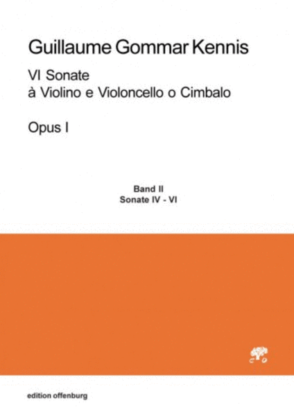 Six Sonates op. 1 Nr. IV-VI