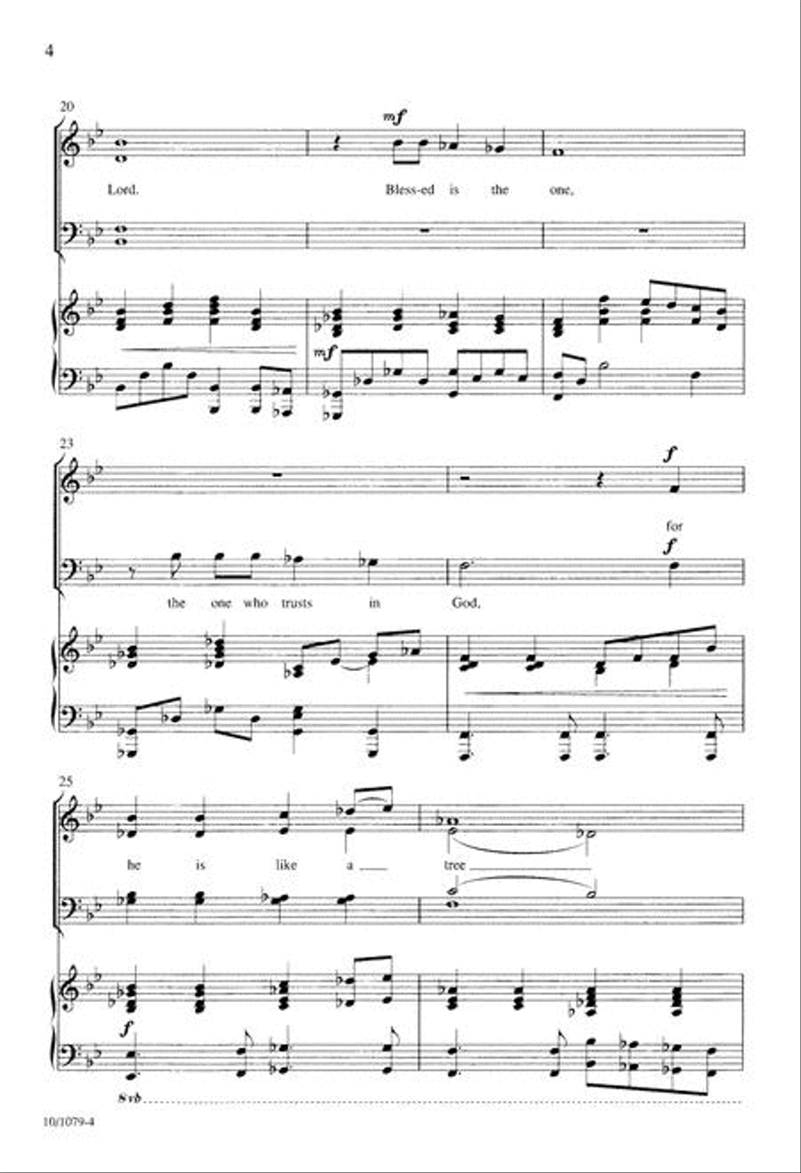 Walk Worthy Walk Worthy 4-Part scores gallery preview page 4