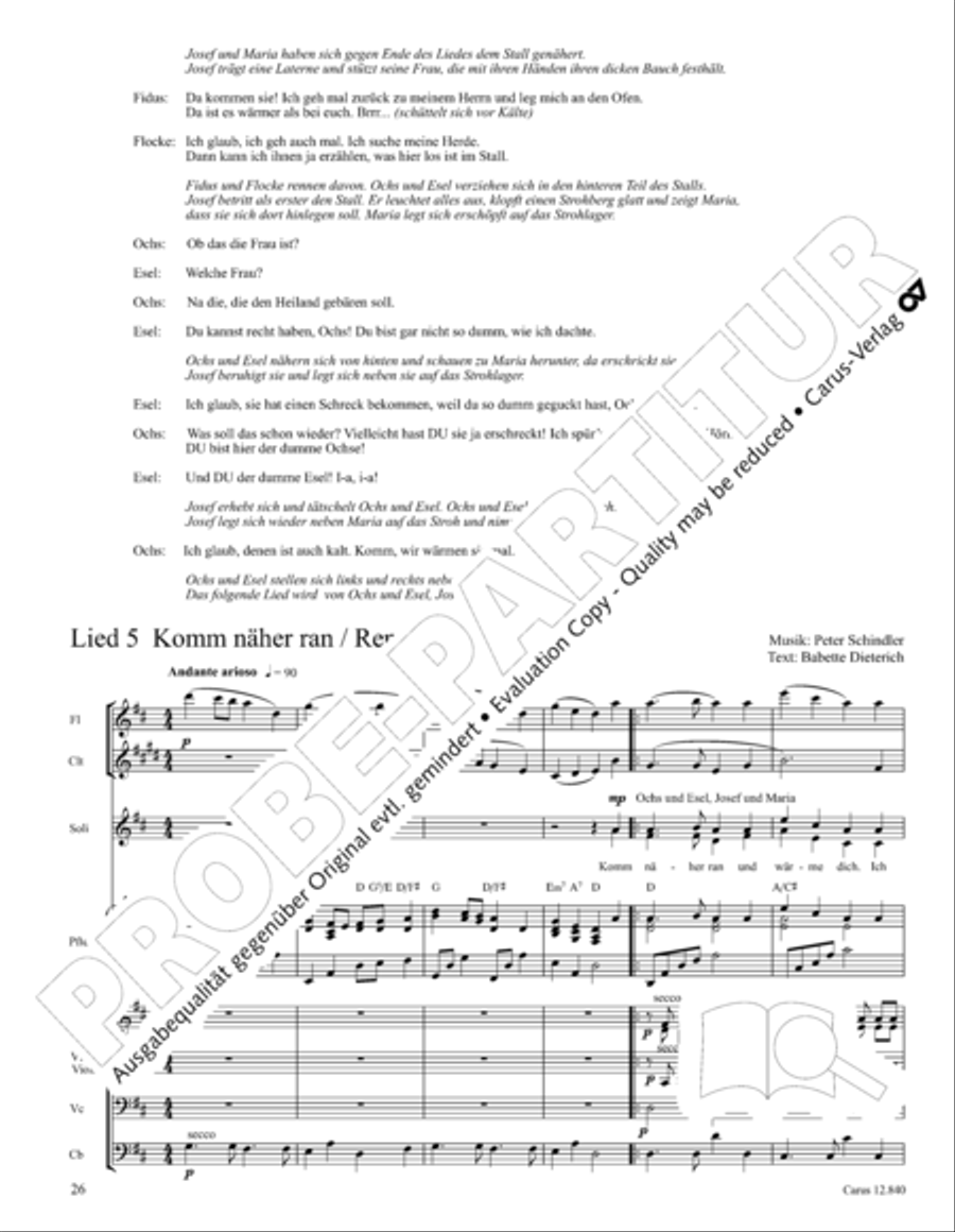 Ochs und Esel wissen mehr Orchestra scores gallery preview page 26