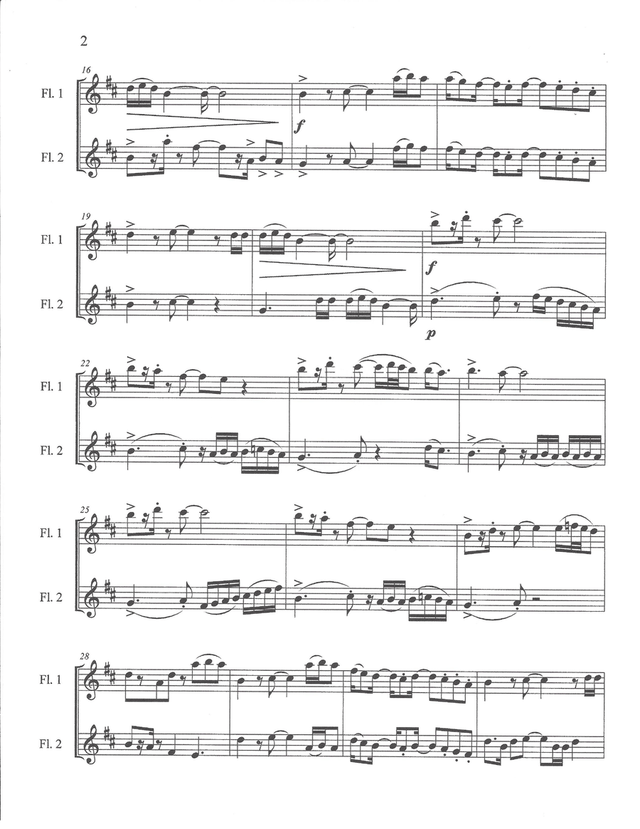 Human Nature Flute Duet scores gallery preview page 3