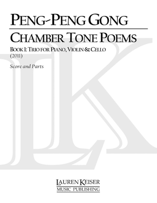 Book cover for Chamber Tone Poems, Book 1: Trio for Piano and Strings