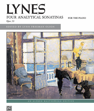 Book cover for Lynes: Analytical Sonatinas, Opus 39