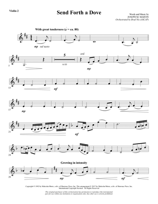 Send Forth a Dove - Violin 2