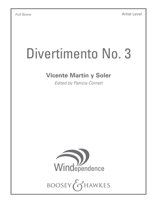 Divertimento No. 3 (ed. Patricia Cornett) - Conductor Score (Full Score)