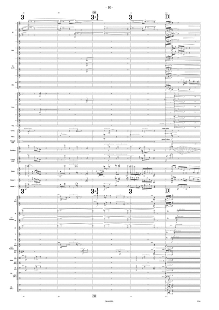 Terre D'Ombre Terre D'Ombre Orchestra scores gallery preview page 10