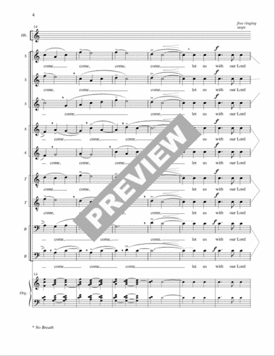 A Call to New Life - Full Score and parts Choir scores gallery preview page 5