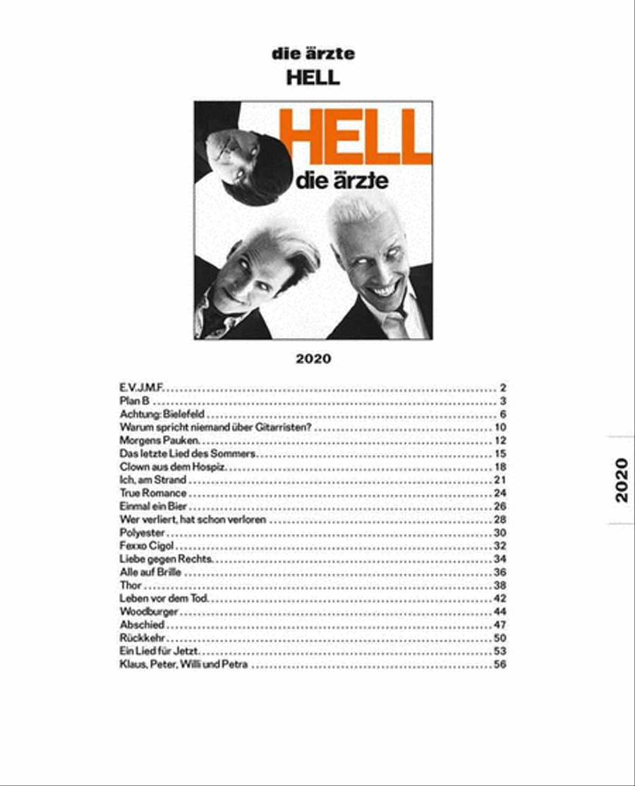 die ärzte: HELL für den Notenfreund School and Community scores gallery preview page 3