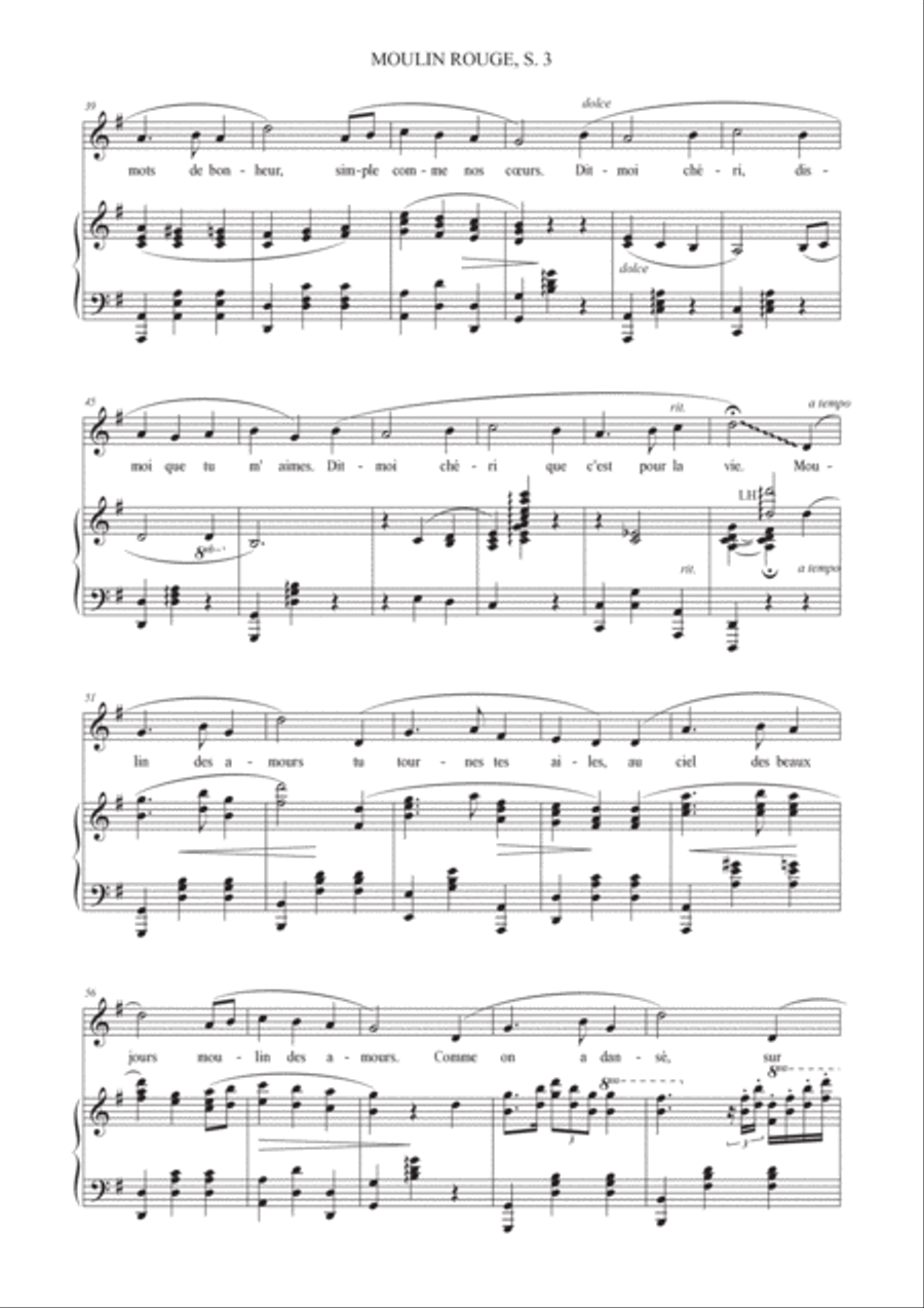Moulin Rouge Voice scores gallery preview page 3