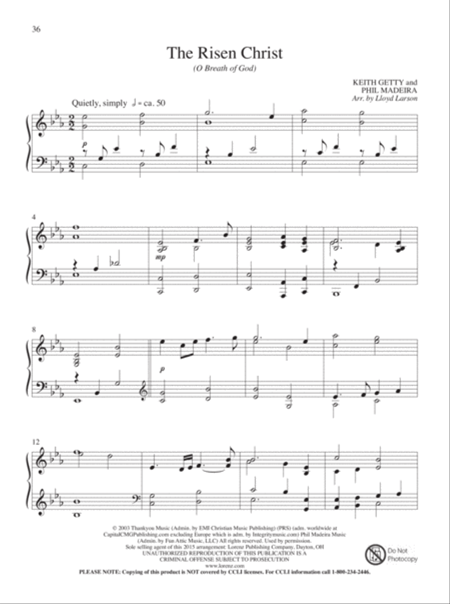 Fill the Earth with Songs Piano Solo scores gallery preview page 23