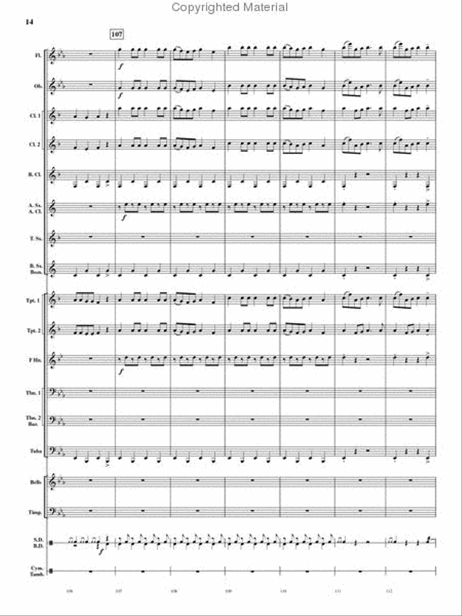A Celebration of Hanukkah Concert Band scores gallery preview page 13