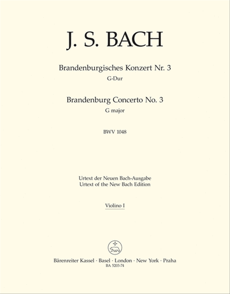 Third Brandenburg Concerto