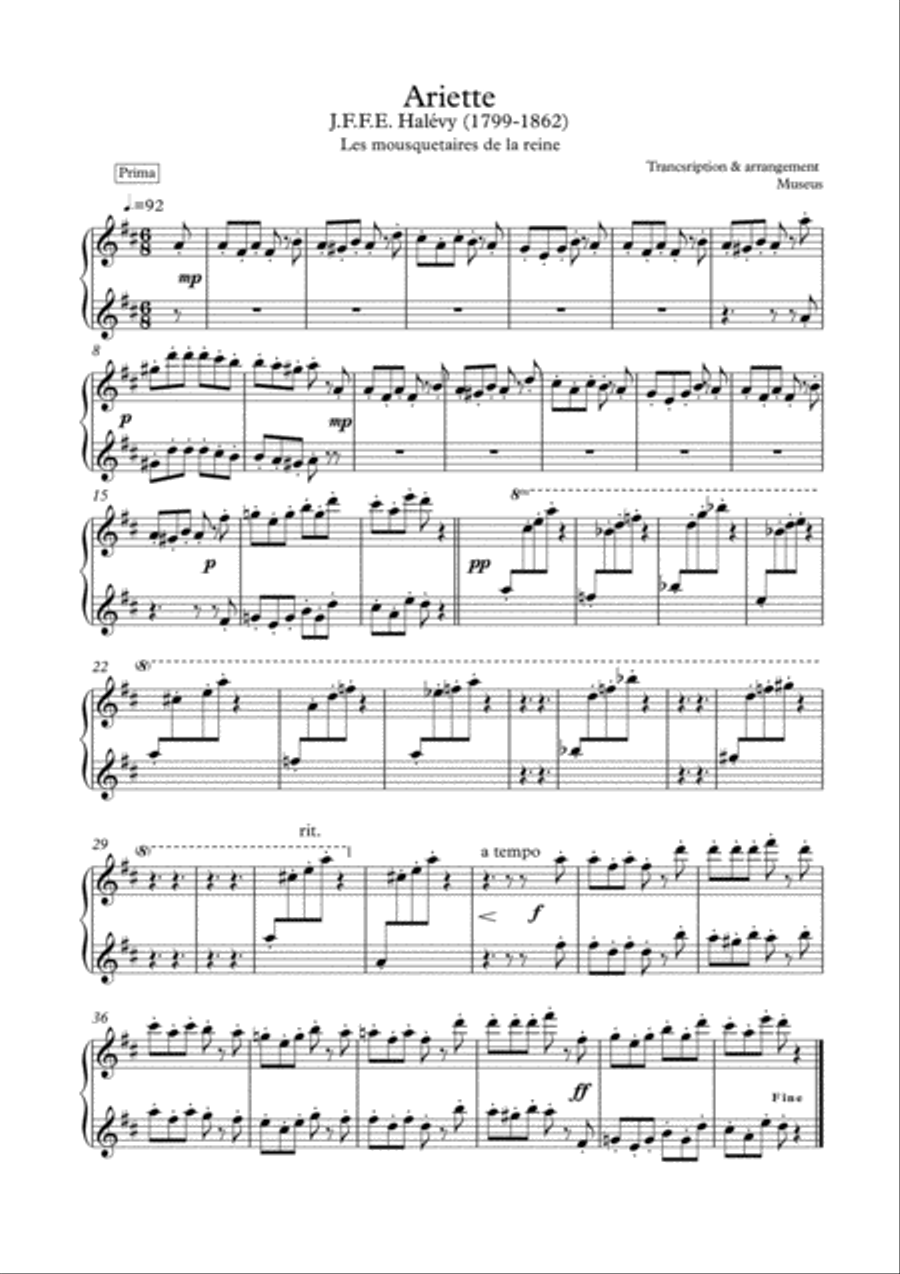 Piano Duets Classic Romantic 1 Piano, 4-Hands scores gallery preview page 6