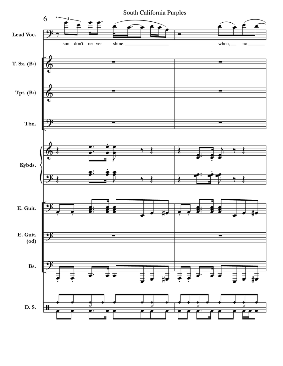 South California Purples Small Ensemble scores gallery preview page 6