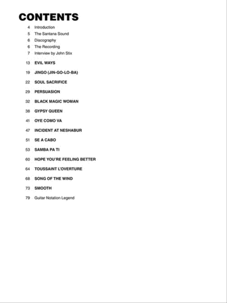 Best of Carlos Santana – Signature Licks – 2nd Edition Electric Guitar scores gallery preview page 2