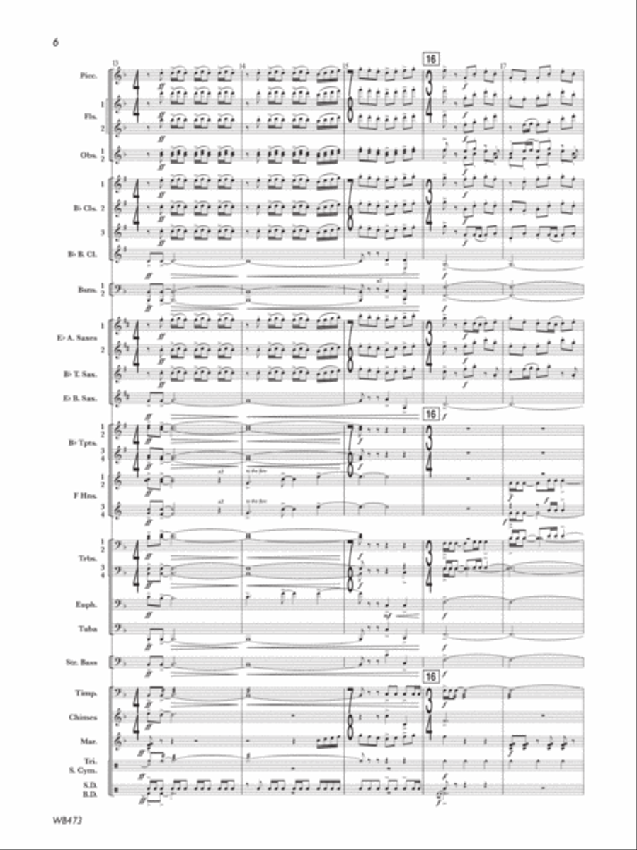 Legacy Fanfare Legacy Fanfare Concert Band scores gallery preview page 5