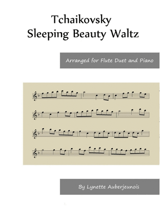 Book cover for Sleeping Beauty Waltz - Flute Duet and Piano