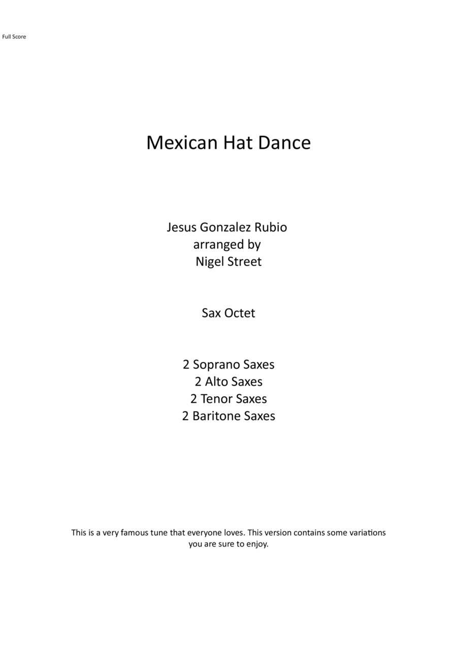 The Mexican Hat Dance Set of Parts scores gallery preview page 1