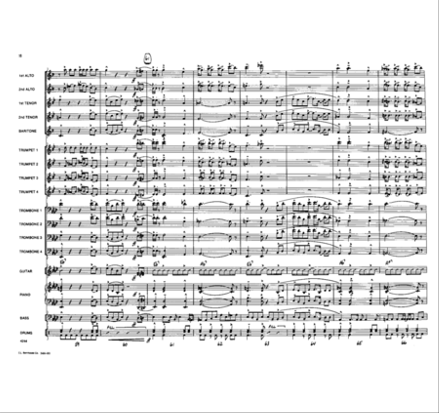Return of the Cheetah Jazz Ensemble scores gallery preview page 10
