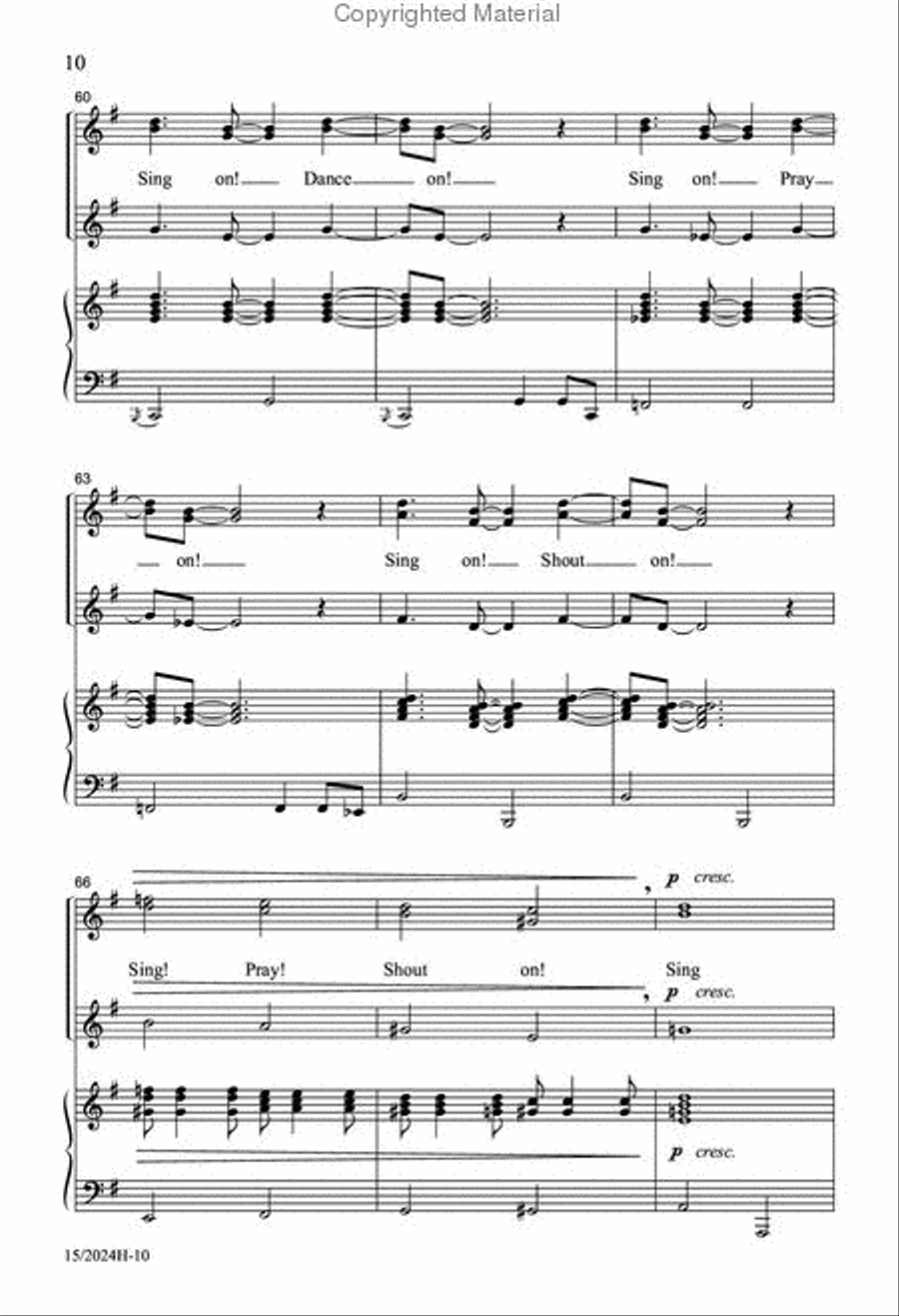 I'm Gonna Sing SSA scores gallery preview page 9