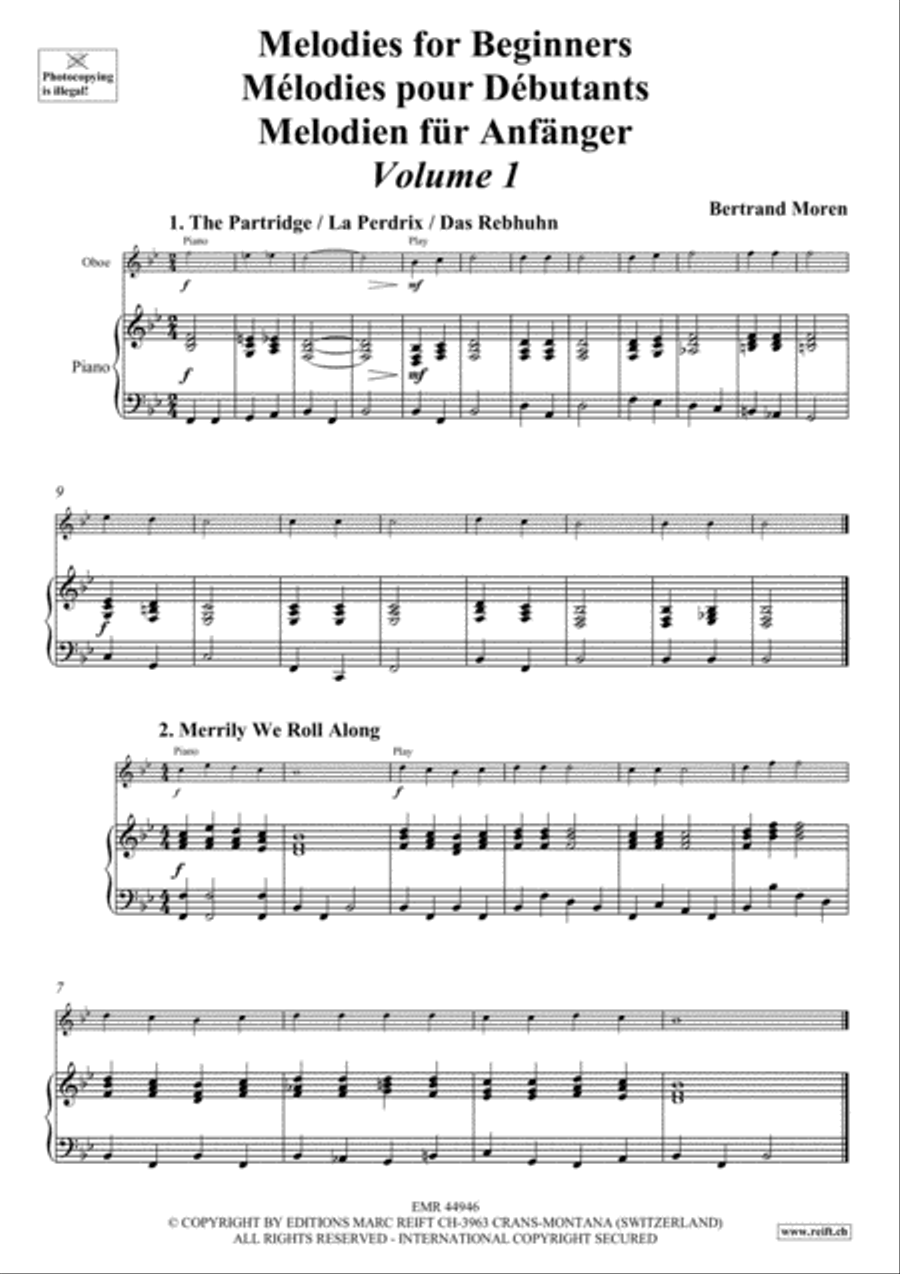 Melodies for Beginners Volume 1 Piano Accompaniment scores gallery preview page 6