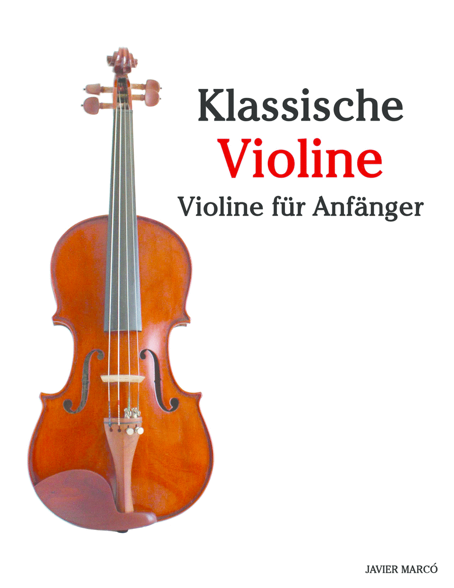 Klassische Violine Violin Solo scores gallery preview page 1