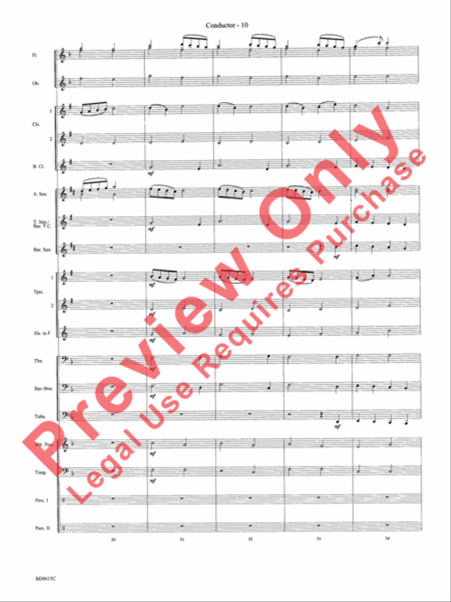 Angels We Have Heard on High Concert Band scores gallery preview page 13
